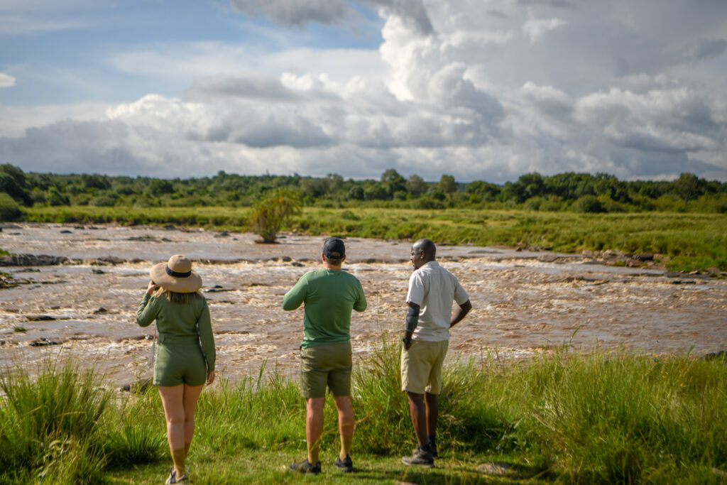 Our guests exploring the masai mara